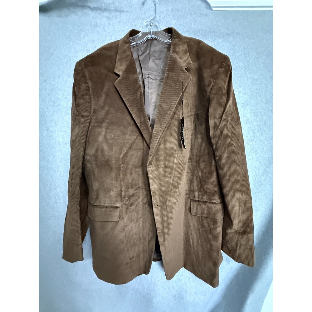 Calvin America Corduroy Sport Coat Men's 46R Brown Blazer Jacket Retro Classic